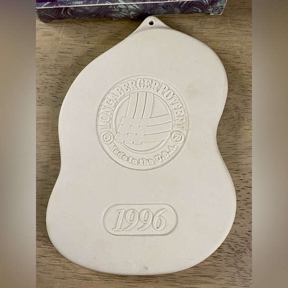 Longaberger Easter Cookie Mold Vintage In Box 1995 & 1996 Easter‎ Bunny & Basket - Picture 16 of 16